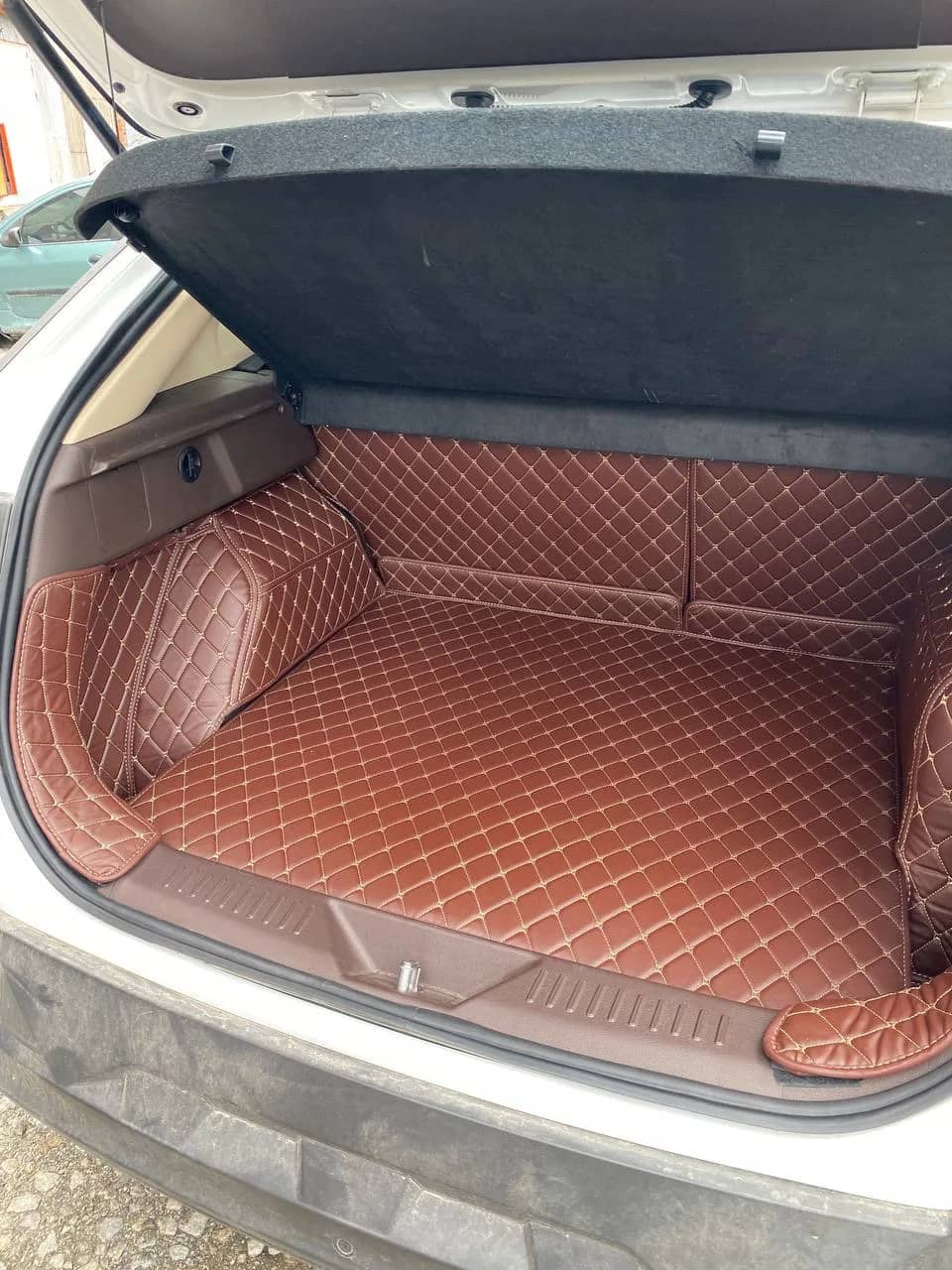 Автомобильные 3D коврики из экокожи для FAW