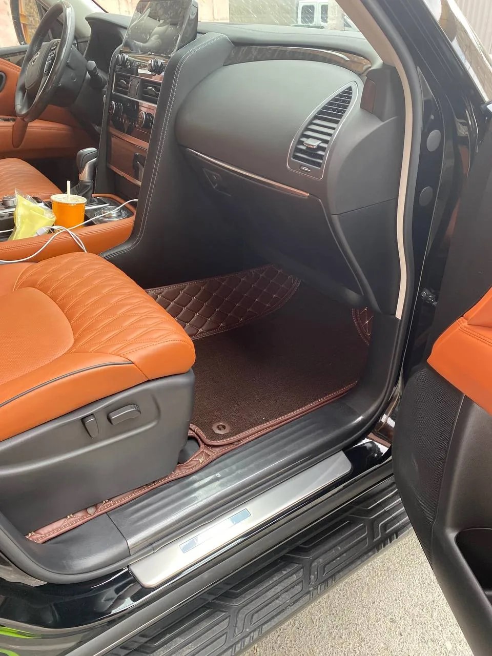 Автомобильные 3D коврики из экокожи для INFINITI
